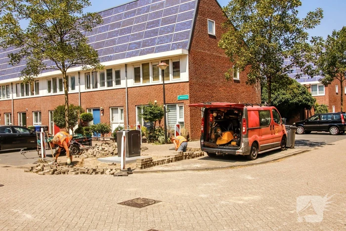 Ondergrondse afvalcontainers geplaatst