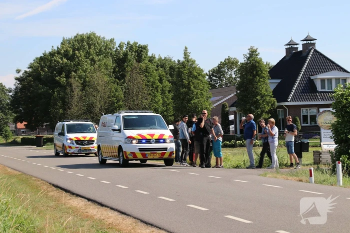 Gebroken bovenleiding zorgt voor brand bij spoorlijn