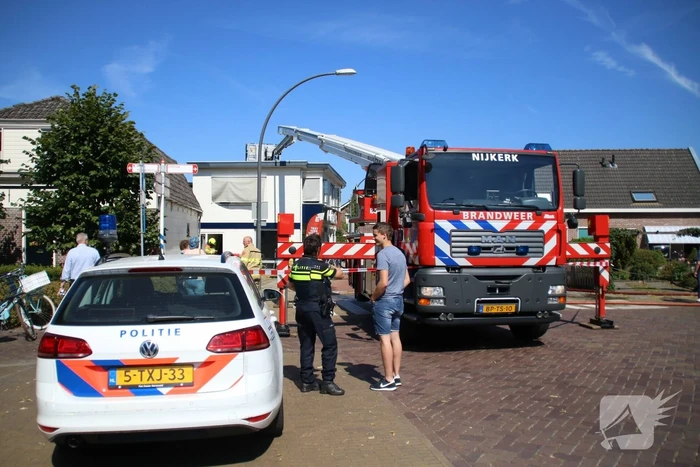 Brand in schuur van Geurts Tweewielers