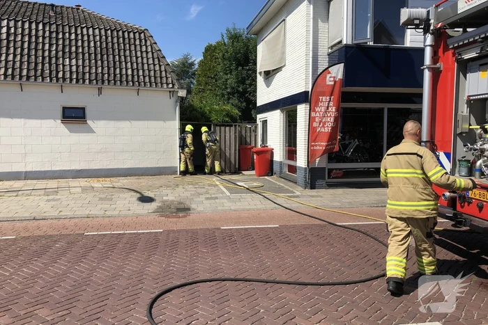 Brand in schuur van Geurts Tweewielers