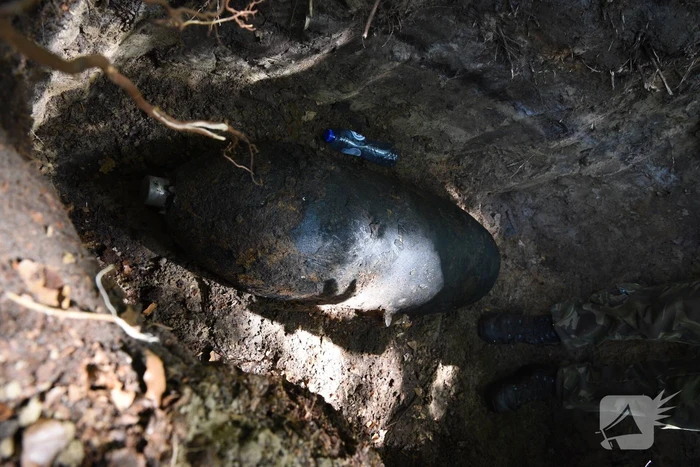 Vliegtuigbom uit 2e Wereldoorlog gevonden in bos