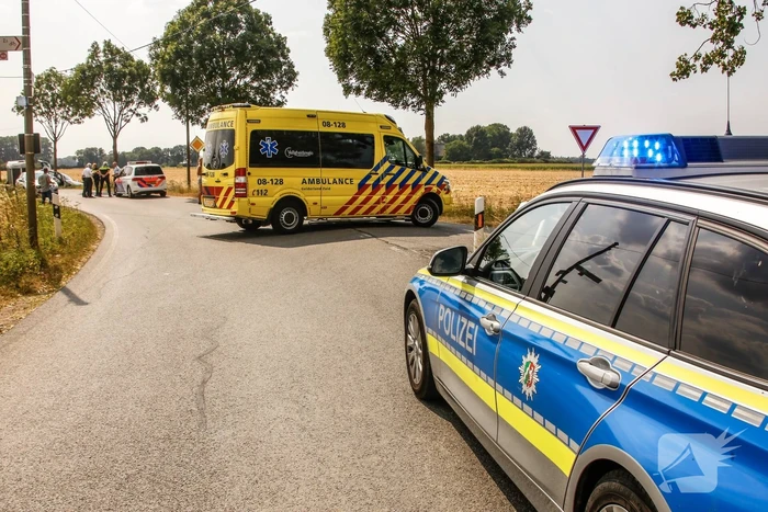 Veel schade na botsing tegen boom