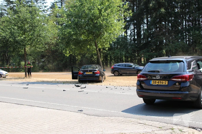 Frontale aanrijding bij gasterij Zondag