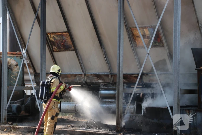 Veel inzet bij zeer grote brand