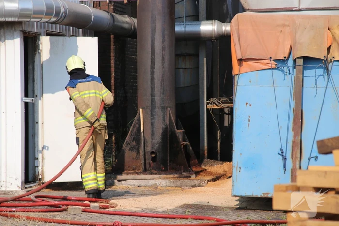 Veel inzet bij zeer grote brand