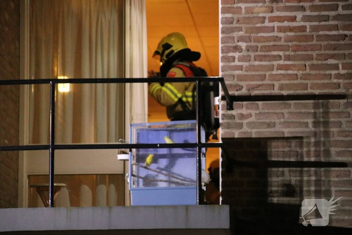 Appartementencomplex ontruimd bij brand