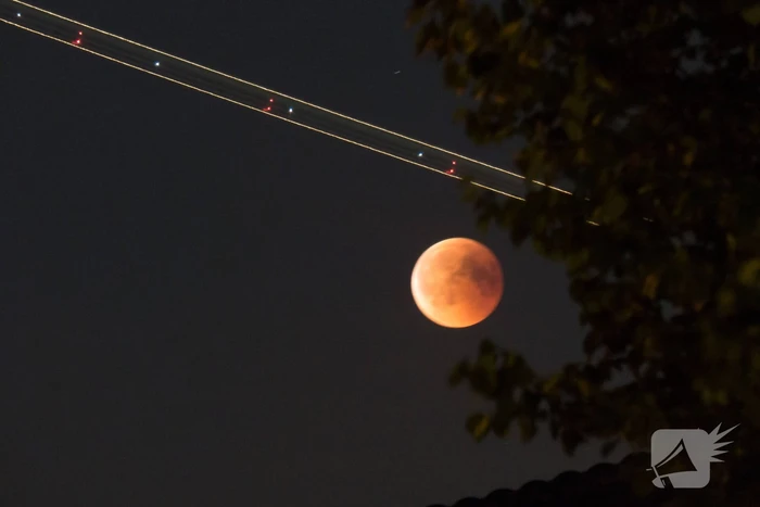 Maansverduistering, bloedmaan voor velen niet te zien