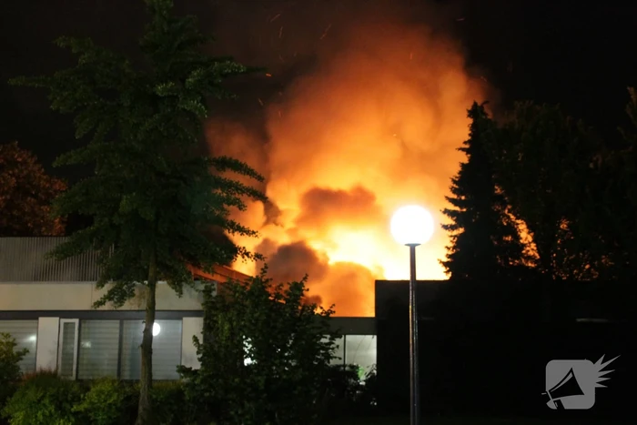 Uitslaande brand bij ROVC
