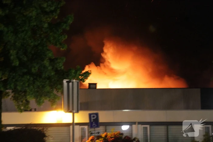 Uitslaande brand bij ROVC