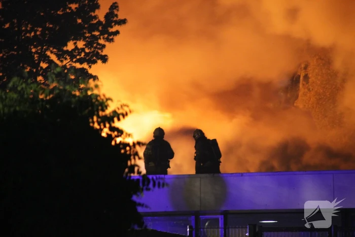 Uitslaande brand bij ROVC