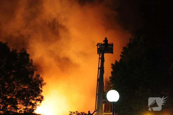 Uitslaande brand bij ROVC