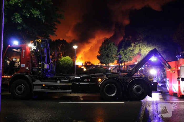 Uitslaande brand bij ROVC