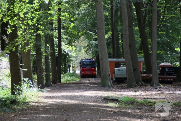 Voorbereiding voor ontploffing van bom in vollegang