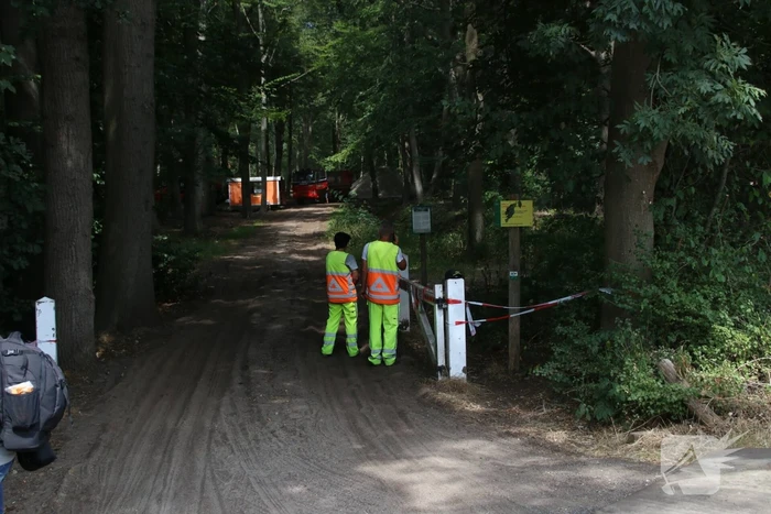 Voorbereiding voor ontploffing van bom in vollegang