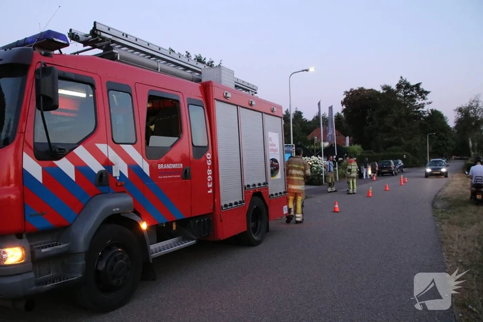 Terras ontruimd vanwege gaslek