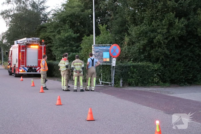 Terras ontruimd vanwege gaslek