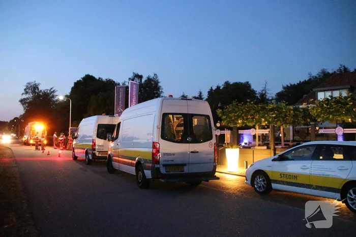 Terras ontruimd vanwege gaslek