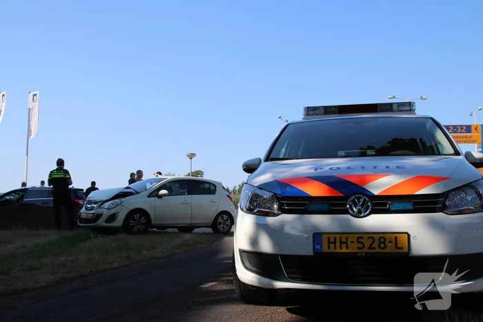 Grote schade bij aanrijding op kruising