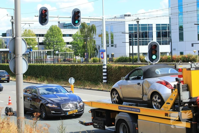 Weg afgesloten door ongeval