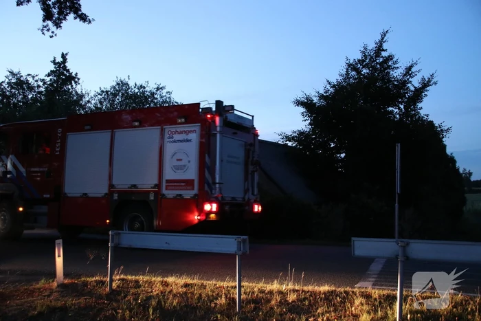Buitenbrand blijkt barbecue bij gekraakte boerderij