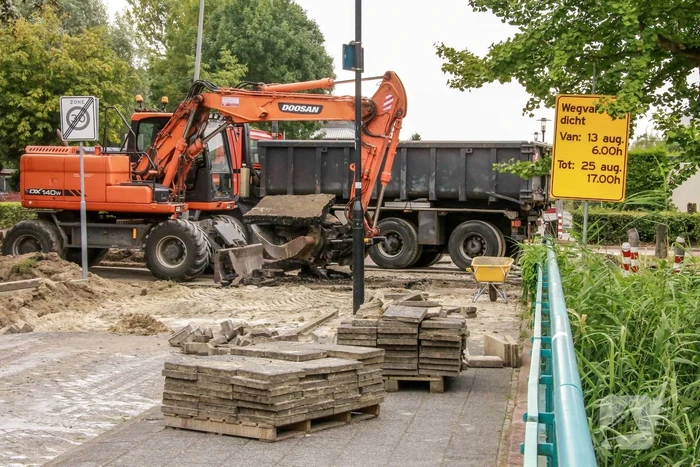 Wegwerkzaamheden fietsoversteek gestart