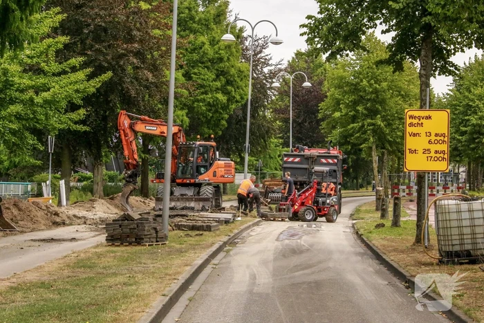 Wegwerkzaamheden fietsoversteek gestart