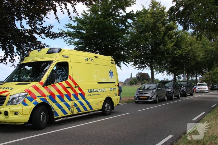 Kettingbotsing met vier auto's