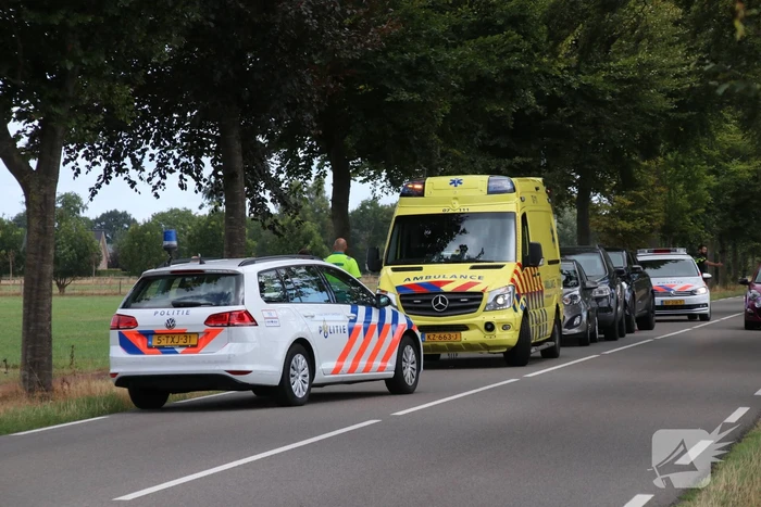 Kettingbotsing met vier auto's