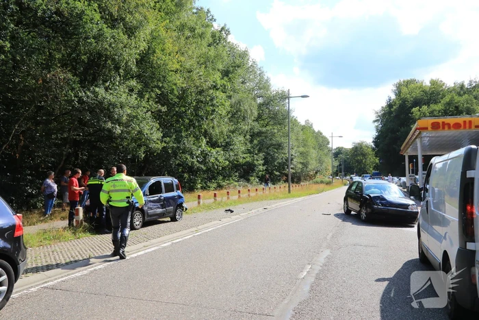 Vier voertuigen betrokken bij ongeval