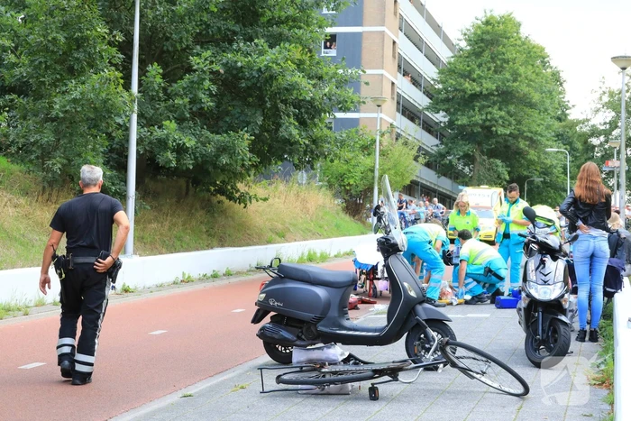 Fietser zwaargewond na ongeval