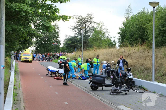 Fietser zwaargewond na ongeval