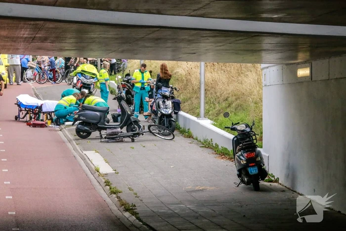 Fietser zwaargewond na ongeval