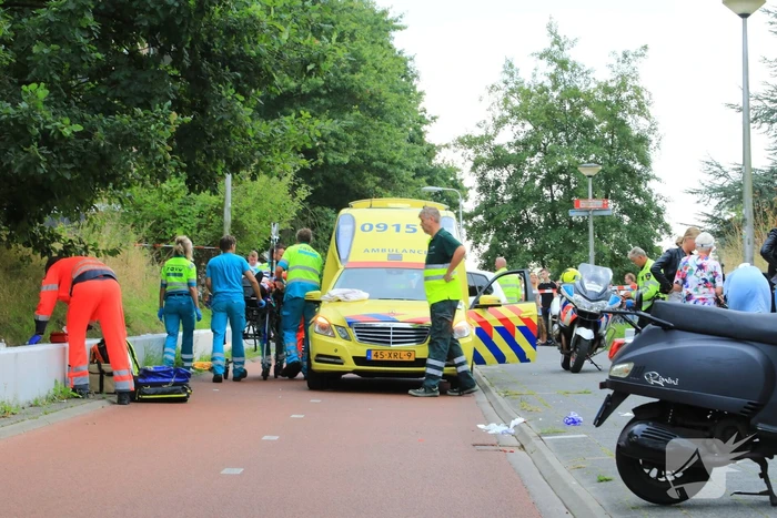 Fietser zwaargewond na ongeval