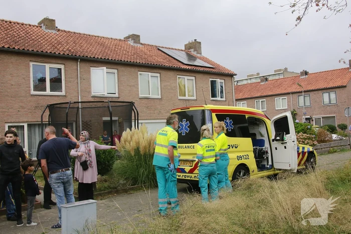 Vrouw uit raam gevallen