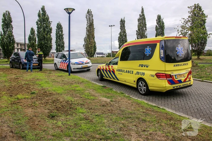 Overstekende fietsster aangereden