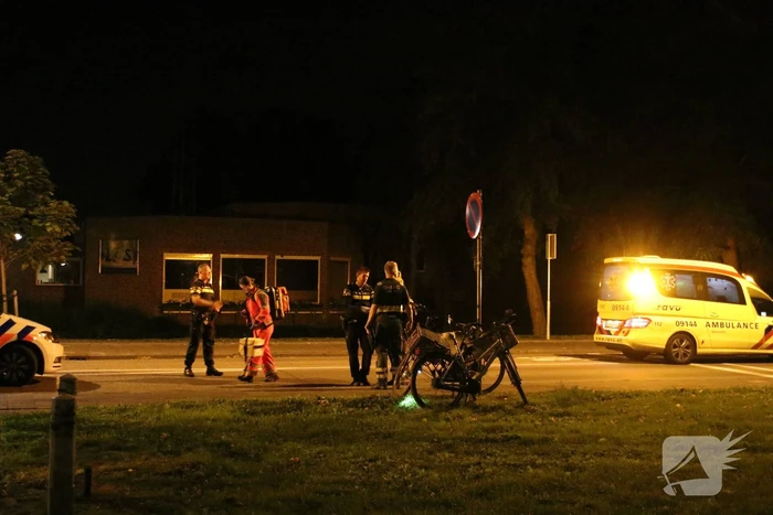 Fietser zwaargewond bij valpartij