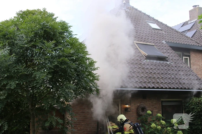 Brand in bijkeuken