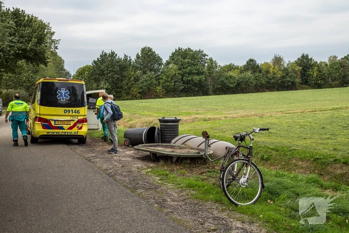 Fietser gaat onderuit en raakt gewond