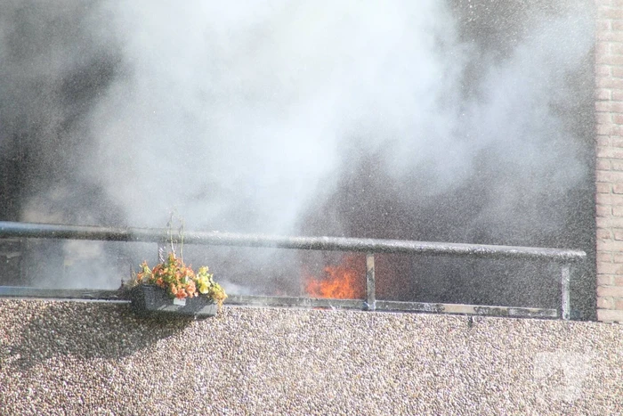 Uitslaande brand in flat
