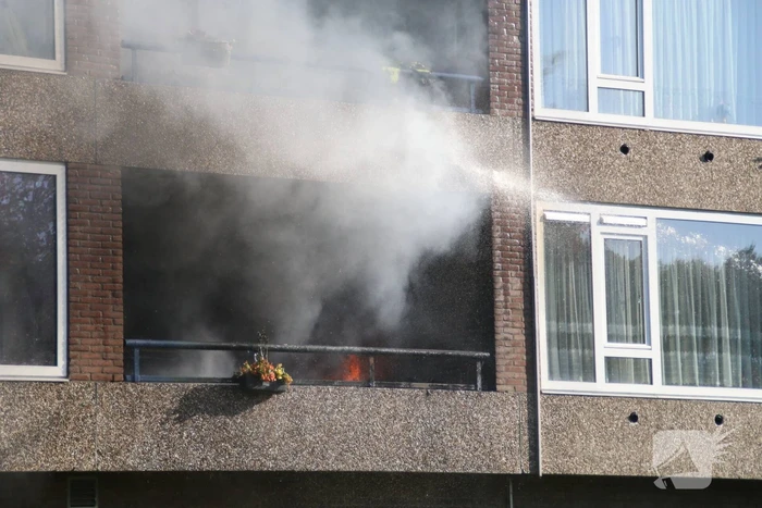 Uitslaande brand in flat
