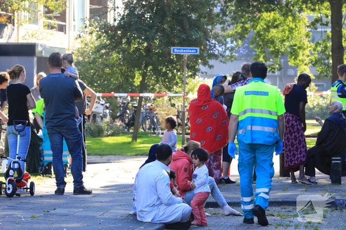 Uitslaande brand in flat