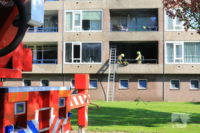 Uitslaande brand in flat