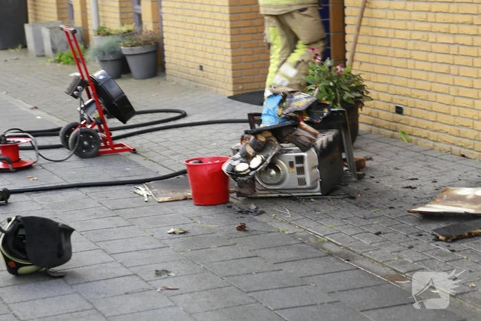 Veel rook bij brand in keuken