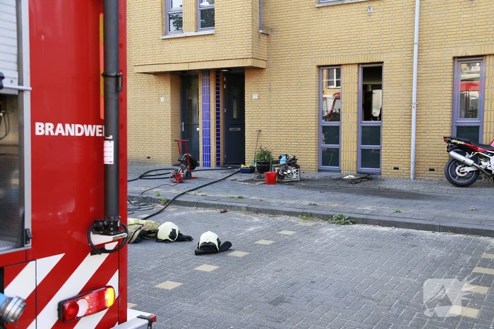 Veel rook bij brand in keuken