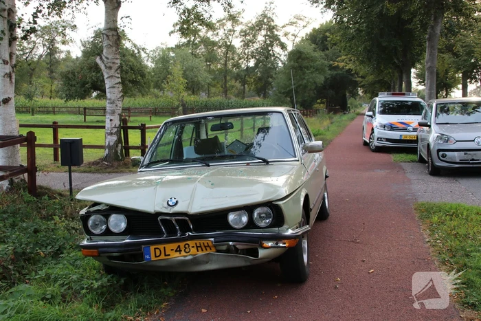 Kettingbotsing met drie auto's