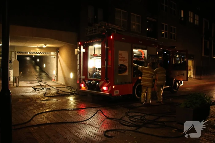 Buren ontdekken brand in appartement