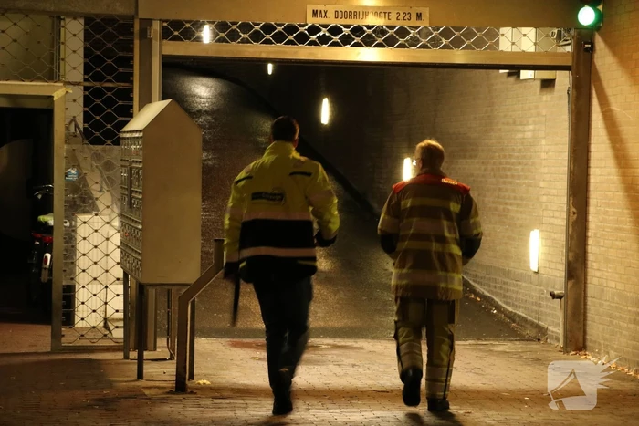 Buren ontdekken brand in appartement