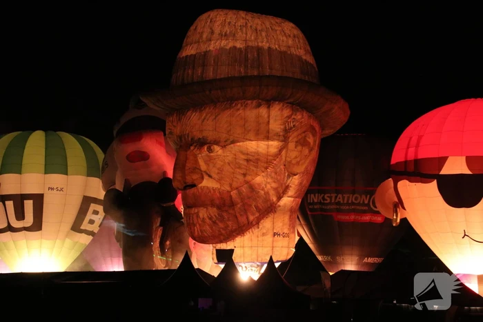 Prachtige nightglow na afgelast Ballonfiesta