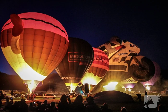 Prachtige nightglow na afgelast Ballonfiesta