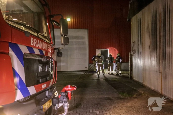 Brand in magazijn van Flamingo Parket